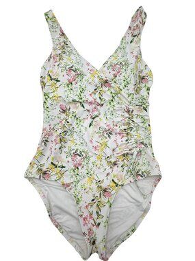 Nip Tuck Joanne Floral Twist Front Swimsuit